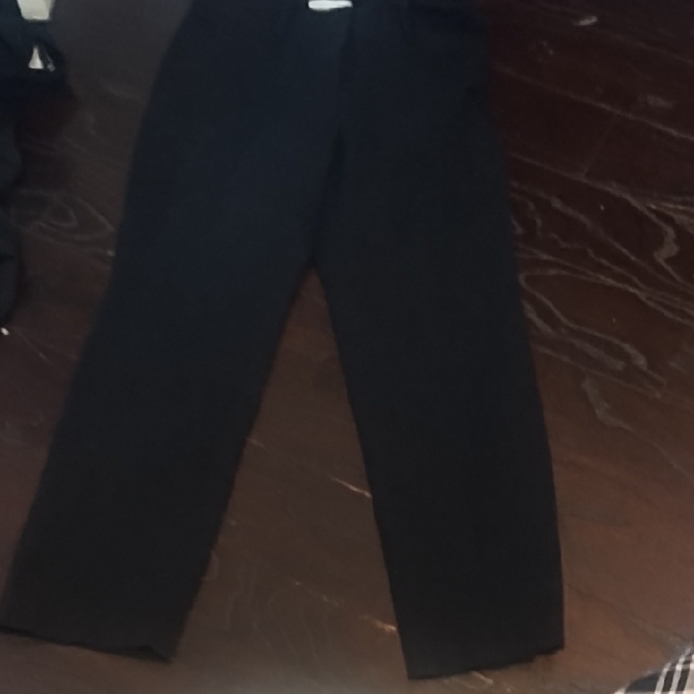 Talbots Women’s Straight-Leg Dress Pants — Black
